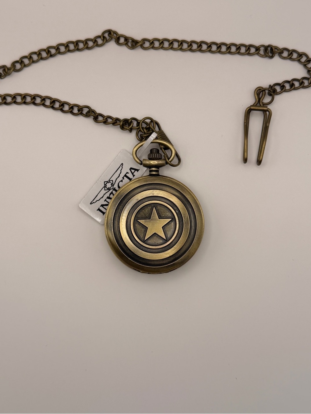 Invicta Bronze-Tone Star Pocket Watch